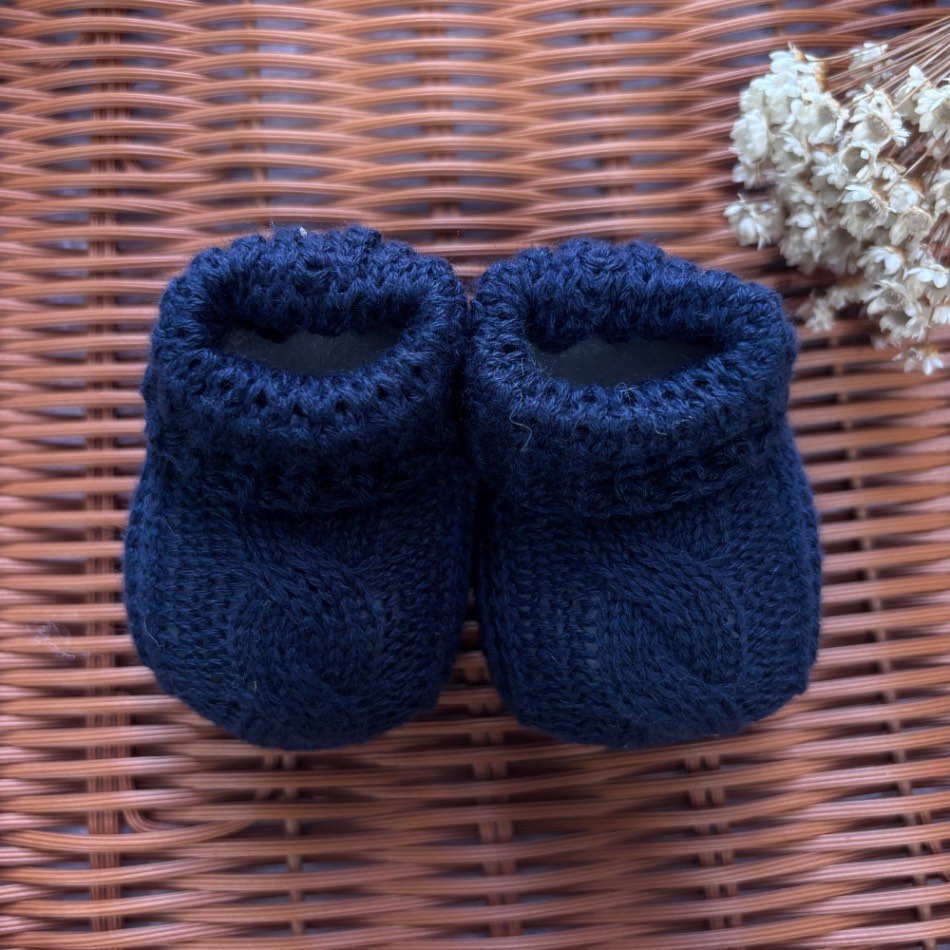 Sapatinho tricot